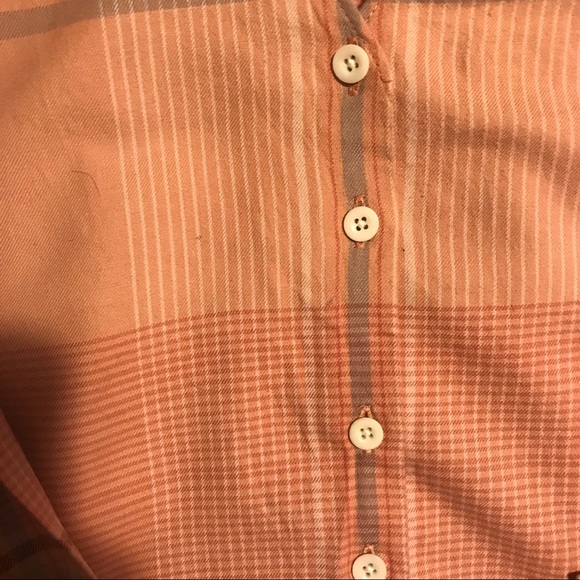 Madewell Plaid Peasant top - Picture 5 of 8